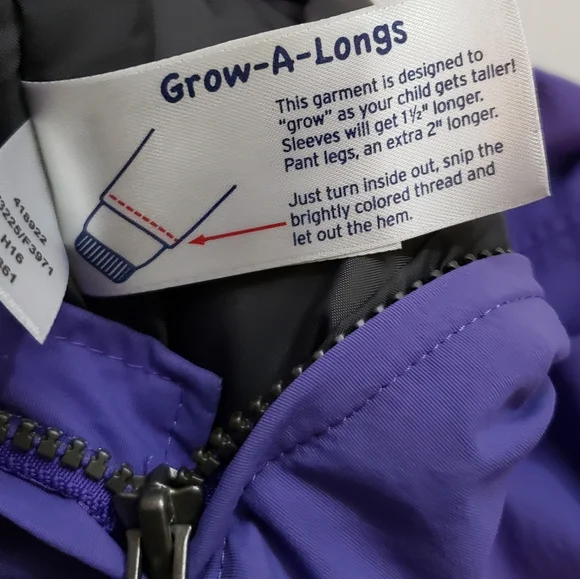 Lands' End Squall Waterproof Insulated Iron Knee Snow Bibs - Picture 8 of 8